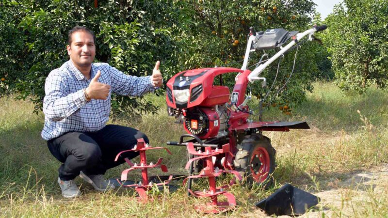 mini tractor power weeder